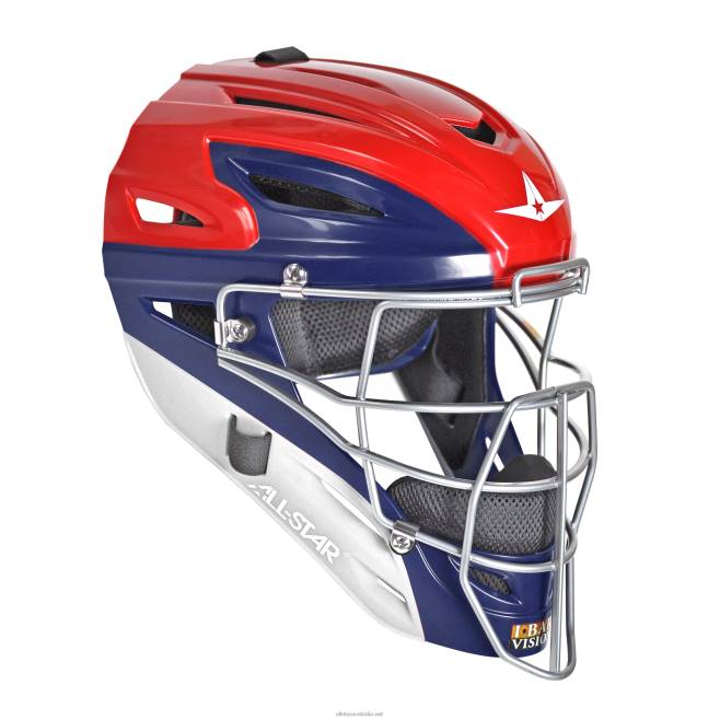 All Star 0L6T307 MVP SYSTEM7 CATCHERS HELMET - SOLID GLOSS