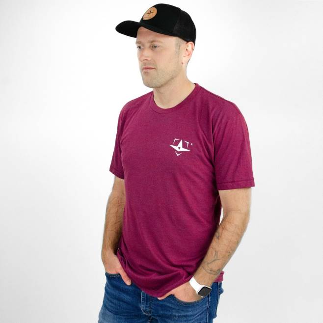 All Star 0L6T732 SMALL LOGO TEE CARDINAL