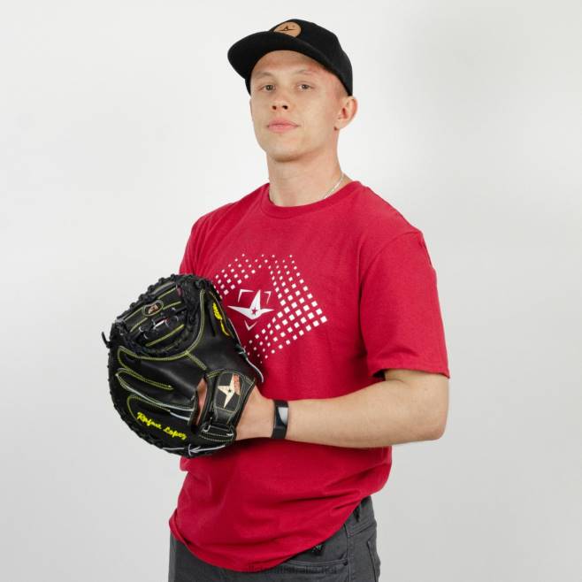 All Star 0L6T734 PLATE LOGO TEE CARDINAL