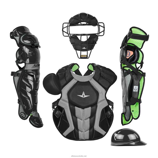 Black All Star 0L6T117 S7 AXIS ADULT CATCHING KIT - TRADITIONAL MASK