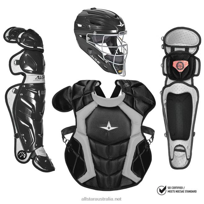 Black All Star 0L6T121 S7 ADULT CATCHING KIT // MEETS NOCSAE