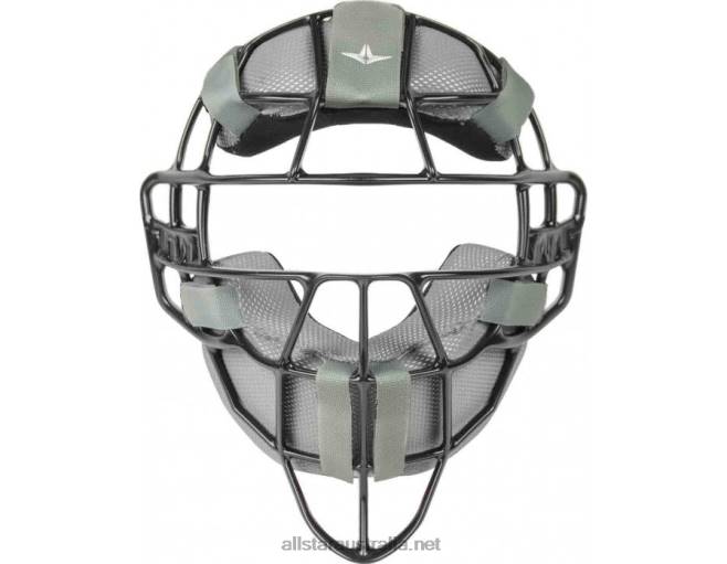 Graphite All Star 0L6T612 S7 MAGNESIUM UMPIRE MASK MATTE BLACK W/LUC PADS