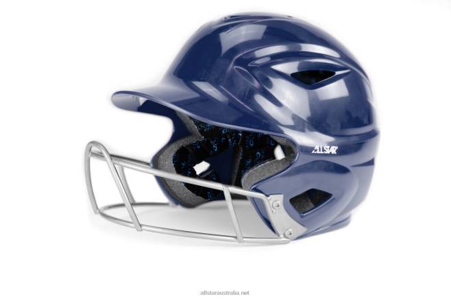 Navy All Star 0L6T515 S7 ADULT BATTING HELMET W/ATTACHED AFX CAGE